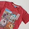 REMERA C&W T.8 AÑOS M/C BORDO ESTAMPA SKATE *DETALLE - comprar online