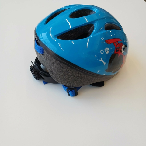 CASCO PARA BICI AZUL * DETALLE en internet