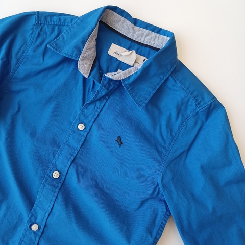 CAMISA H&M T. 7- 8 AÑOS AZUL M/L - comprar online