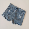 SHORT IRIBEZ JEANS T. 14 AÑOS NEVADO FLECOS ROTURAS - comprar online