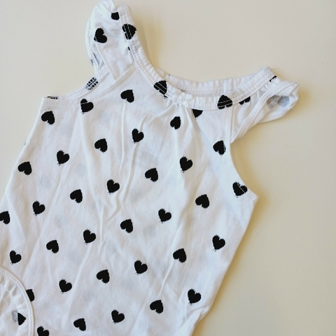 BODY CARTERS T. 3 MESES BLANCO CORAZON M/C - comprar online