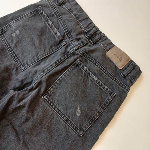 PANTALON ZARA T. 11- 12 AÑOS NEGRO ANCHO - tienda online