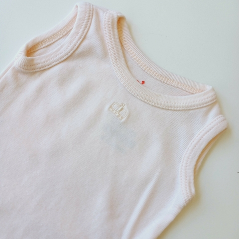 BODY PAULA CAHEN DANVERS T.3 MESES MUSCULOSA ROSA - comprar online