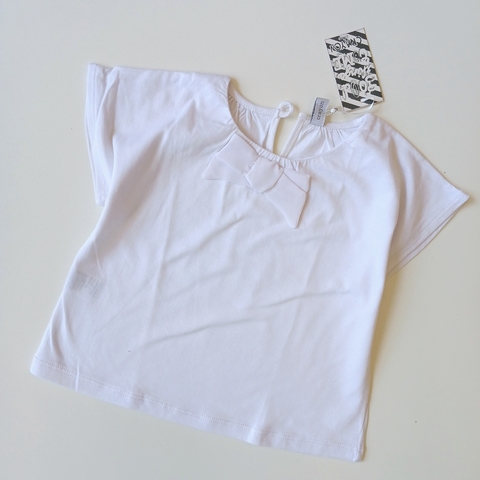 REMERA CRAYON T. 24 MESES BLANCO MOÑO M/C NUEVO