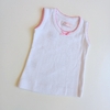 MUSCULOSA CRAYON T. 3- 6 MESES ( 0- 3 MESES ) BLANCA CON ROSA BEBE NUEVO - comprar online