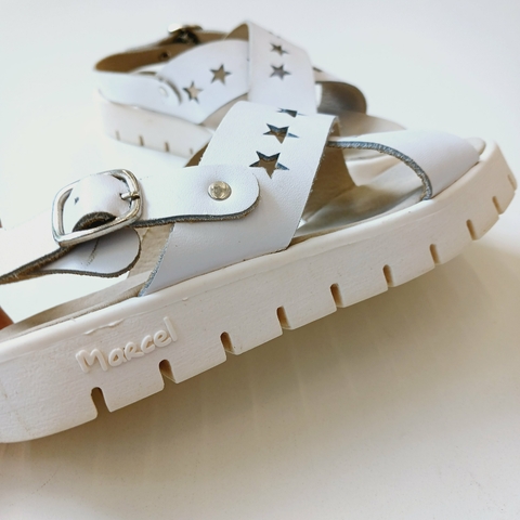 SANDALIAS MARCEL N. 30 BLANCAS ESTRELLAS - comprar online