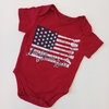 BODY S/M T. 3 MESES ROJO EEUU ROCKS M/C *DETALLE