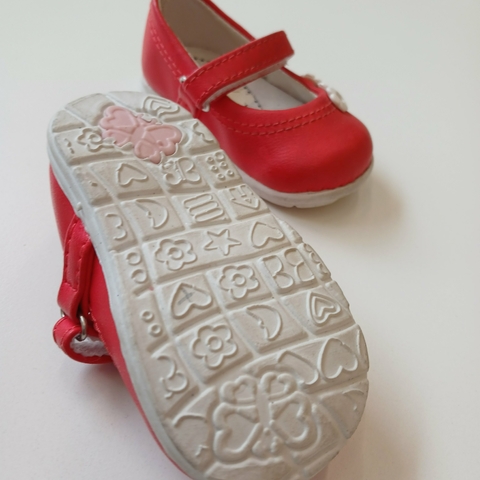 GUILLERMINAS SIMONETTA N. 3- 6 MESES ROJAS CUERO FLORR - comprar online