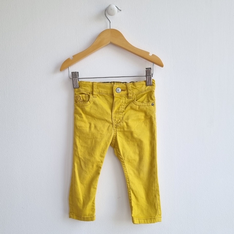 Pantalon H&M T.6-9 meses mostaza