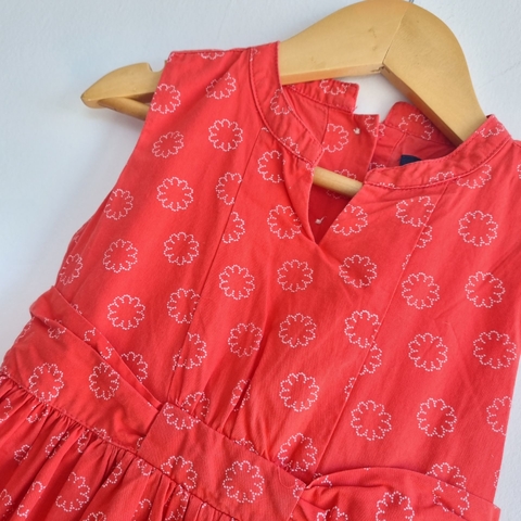 VESTIDO TOMMY HILFIGER T.3 AÑOS SALMON CON BOMBACHA en internet