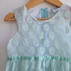 VESTIDO HAPPY LAND T.6 AÑOS TUL VERDE AGUA - comprar online