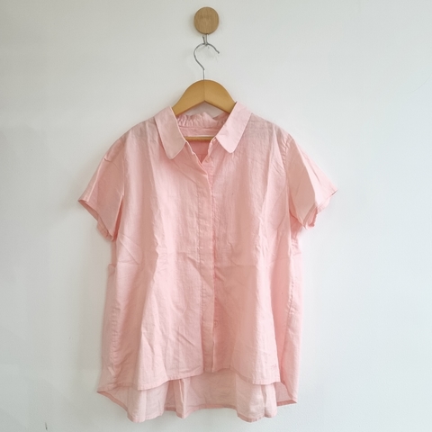 Camisa Cheeky T.12 años rosa pinzas espalda