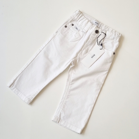 Pantalon BOSS T.12 meses blanco NUEVO