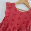 VESTIDO CHEEKY T. 8 AÑOS ROJO DETALLES PUNTILLAS - Eme de Mar