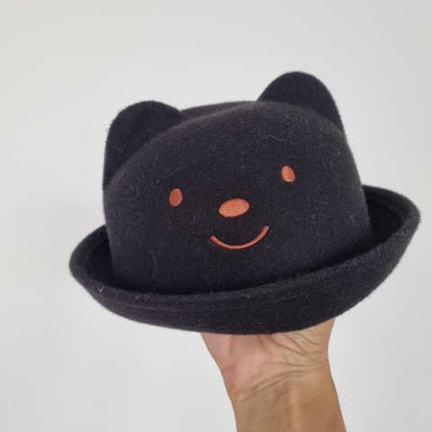Sombrero s/m negro osito