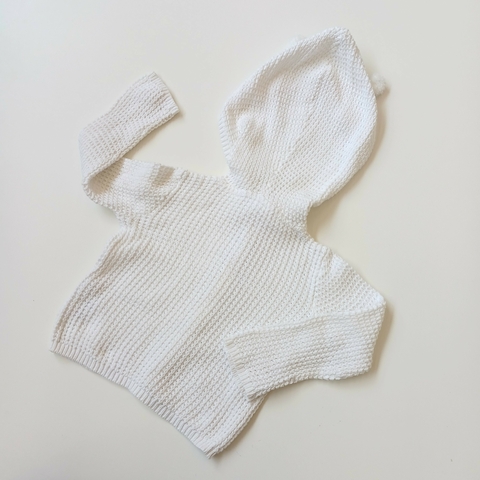 Saco Carter´s T.12 meses blanco hilo tejido - Eme de Mar