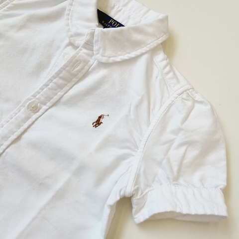 CAMISA POLO T. 4 AÑOS BLANCA M/C - Eme de Mar