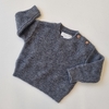 Buzo Zara T. 1- 3 meses gris lana