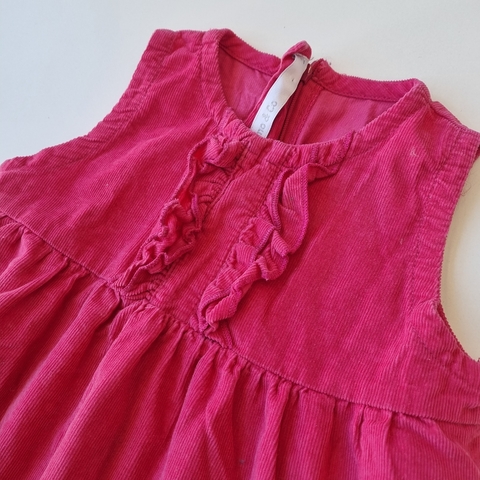 VESTIDO MIMO T. 2 AÑOS FUCSIA CORDEROY - comprar online