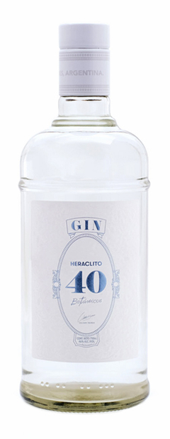 Gin Heráclito 40 Botánicos 750 cc