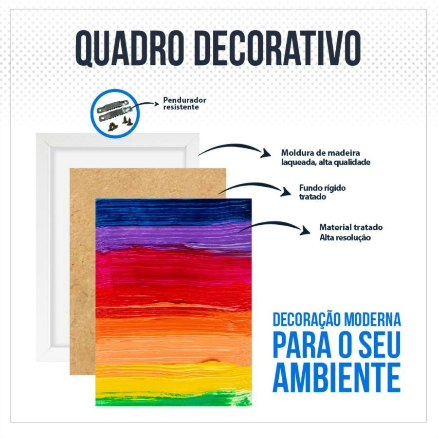 Quadro decorativo com moldura e vidro anime Pokémon Eevee Vaporeon