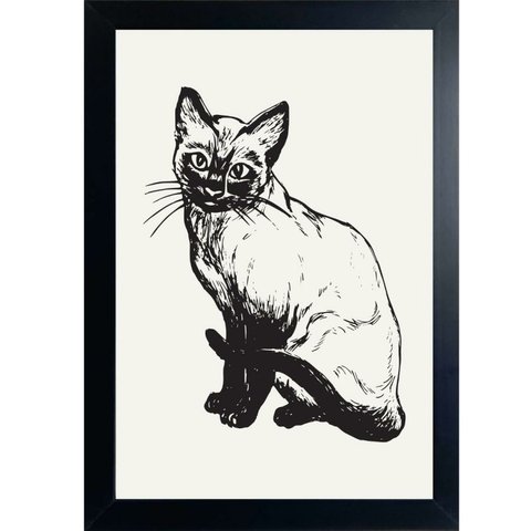 Desenho - Tentação - Quadro decorativo - Gato - Poliartes - Arte e  Artesanato em Resina - atacado e varejo