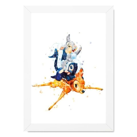 Quadro Decorativo Infantil Dinossauro Azul SKU: 4093g2