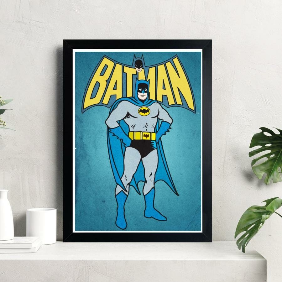 Quadros decorativos Desenho super herói Batman