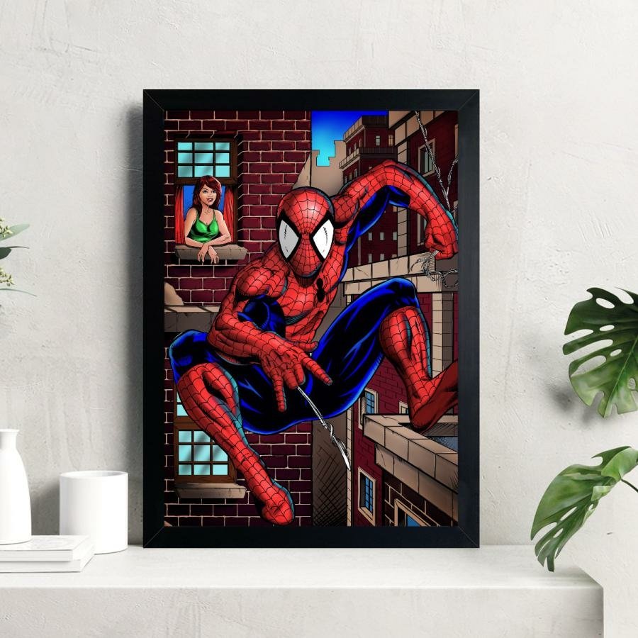 Quadros decorativos Super herói homem aranha