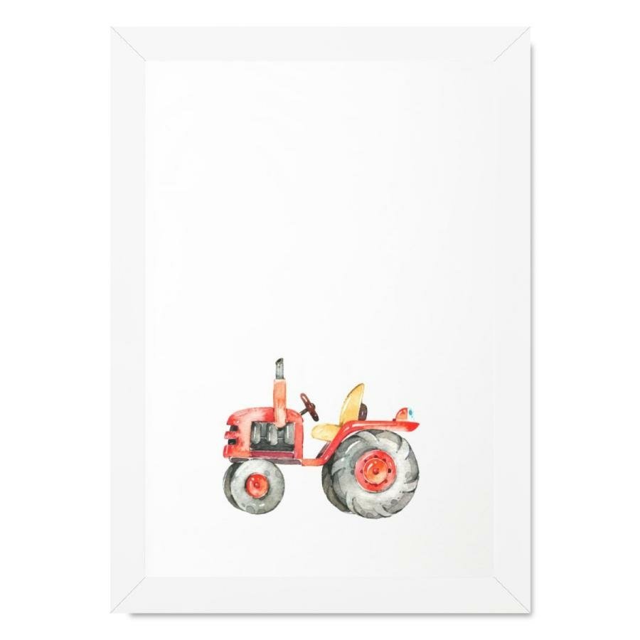 Quadro infantil desenho trator - Comprar em Conspecto