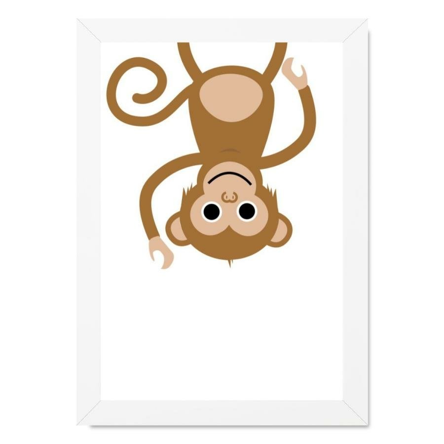 Quadro infantil macaco desenho - Comprar em Conspecto
