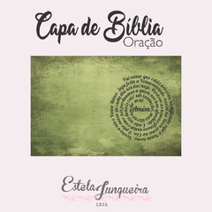 kit de tecido para Capa de Bíblia Orações - Mod. 11