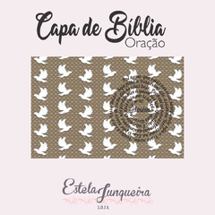 kit de tecido para Capa de Bíblia Orações - Mod. 14