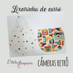 Kit de tecidos Lixeirinha de carro - Câmera Retrô