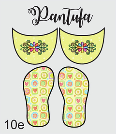 kit tecido pantufa 10e