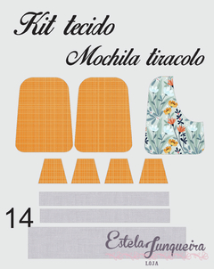 kit tecido mochila tiracolo 14