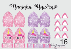 kit tecido naninha unicornio plush 16