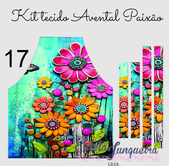 kit tecido avental paixao 17