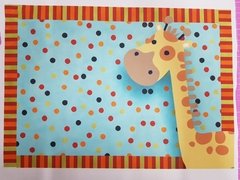Kit de tecido para jogo americano Girafinha na internet