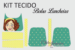 kit tecido bolsa lancheira mulheres 2