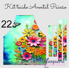 kit tecido avental paixao 22