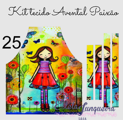 kit tecido avental paixao 25