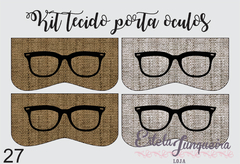 kit tecido porta oculos 27