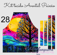 kit tecido avental paixao 28