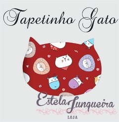 Tecido Tapetinho gato 4