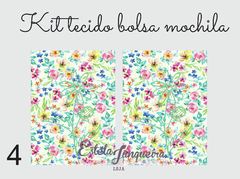 KIT TECIDO BOLSA MOCHILA 4