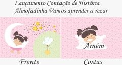 Kit tecidos Almofada Contação de História - Santo Anjo menina