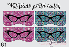 kit tecido porta oculos 61