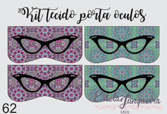 kit tecido porta oculos 62