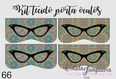 kit tecido porta oculos 66